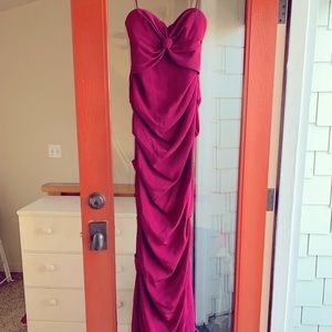 Beautiful floor length strapless dress
